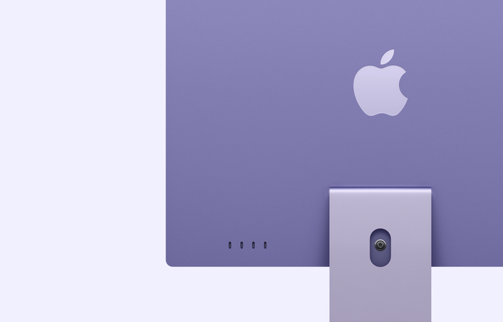 Apple | CTO 24" iMac with Retina 4.5K display and Built-in VESA Mount Adapter Apple M4 chip with 8-core CPU - Purple | Z1EF