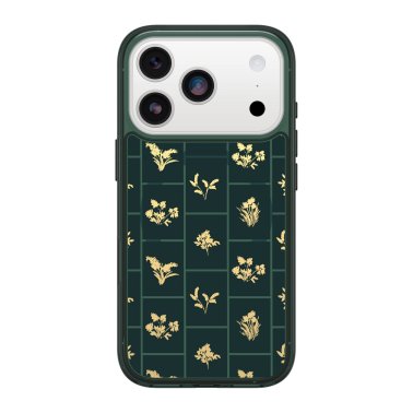 OtterBox | Symmetry w/MagSafe iPhone 17 Pro + Camera Control Case - Golden Bloom | 77-98898