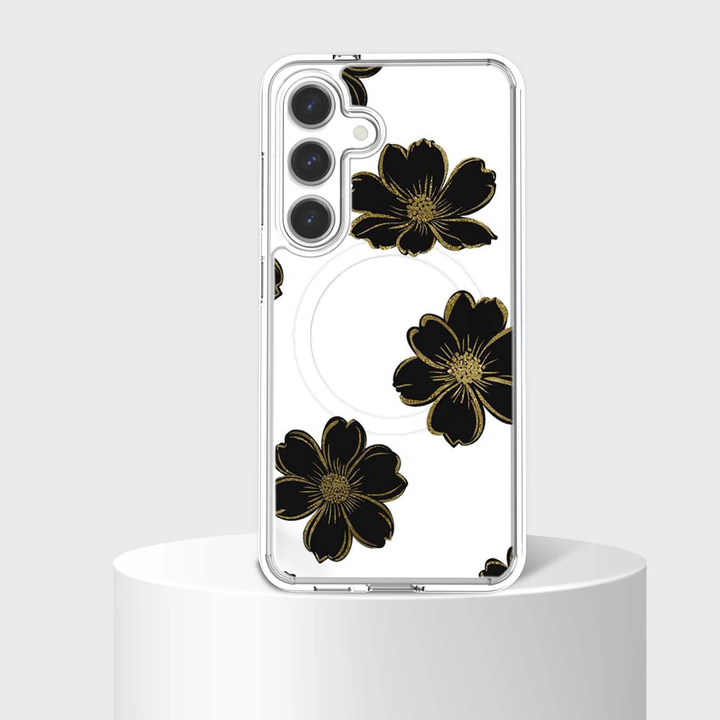 Caseco | Case for Samsung S26 - Black Flower | ED24F3-BF