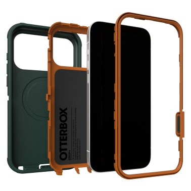 OtterBox | Defender Pro w/MagSafe iPhone 17 Pro Max + Camera Control Case - Green Intrigue | 77-98436