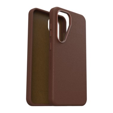 Otterbox | Symmetry Cactus Leather Series Case Samsung Galaxy S25 - Brown Rich Adobe | 77-97386