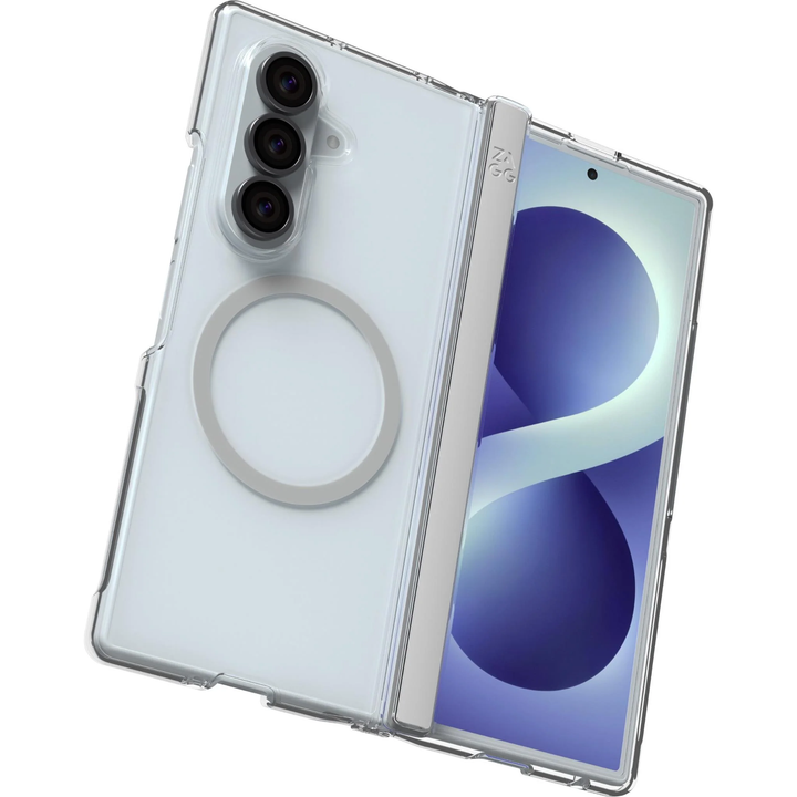 ZAGG | Graphene Crystal Palace Snap Case Samsung Galaxy Z Fold 8 Ultra - Clear | 702322531
