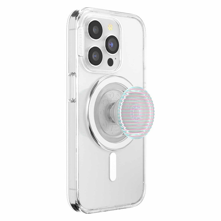 //// Popsockets | PopGrip for MagSafe Round with Adapter Ring Fluted Opalescent | 123-0551