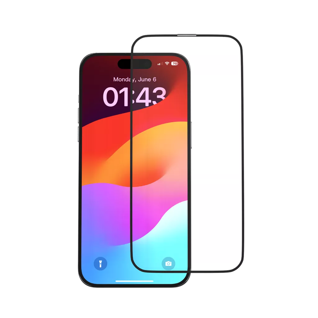 Devia | Glass Screen Protector Edge to Edge for iPhone 15 Pro Max | 6938595388880