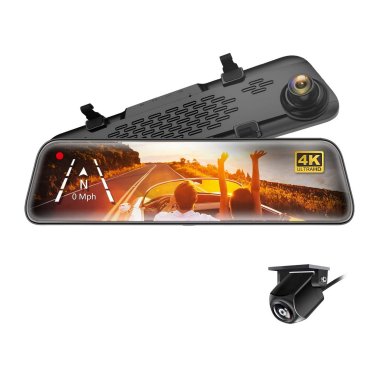 myGekoGear | Oribit D400 11.8" Rearview Mirror 4K Dash Camera and Back Up Camera | 15-12816     299.99