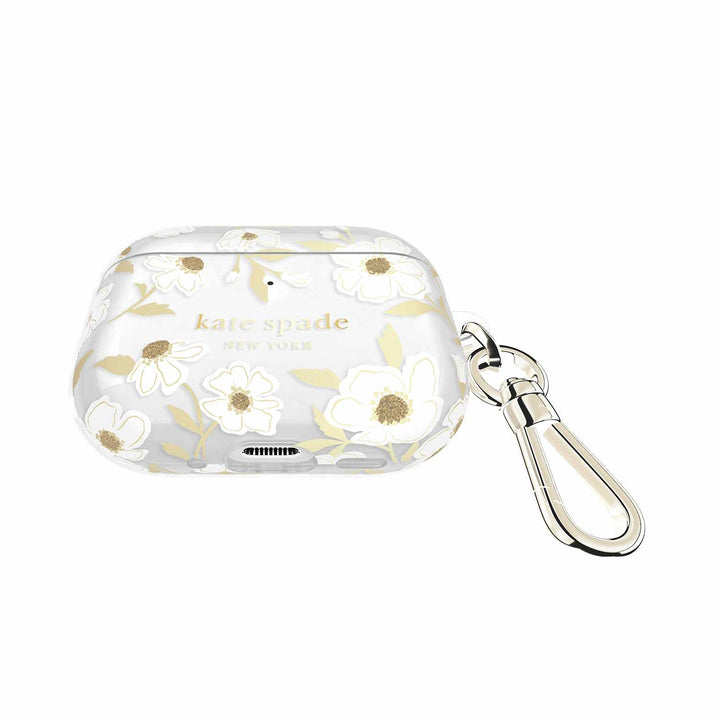 Kate Spade | Protective Case with Gold Ring Clip for AirPods Pro 3 -  Sunshine Floral | KS059338