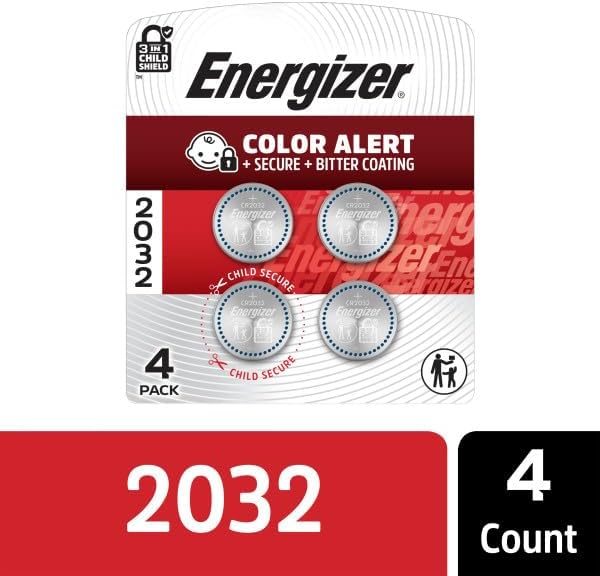 Lithium | Lithium Battery Coin 3V 2032 - 4 Pack | 2032BP-4