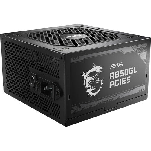 MSI | PS MAG A850GL PCIE5 850W 80Plus Gold Fully-Modular ATX3.0 Retail | MAGA850GLPCIE5