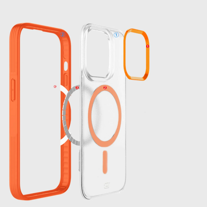 Caseco | Fremont Grip MagSafe iPhone 15 - Orange | C29B1-19