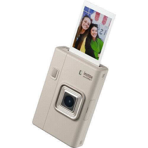 Fujifilm | Instax Mini LiPlay+ Hybrid Instant Camera - Sandy Beige | 600024674