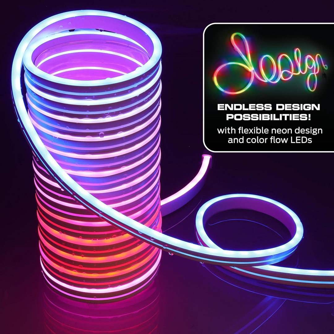 Monster | Smart Neon Color Flow Light Strip 16.4ft | MOW7-1005-ICM