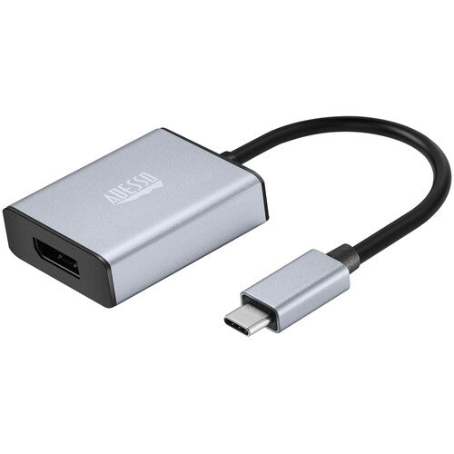 Adesso | USB-C Male to DisplayPort Female Adapter 5.9" - Grey | AUH-5030