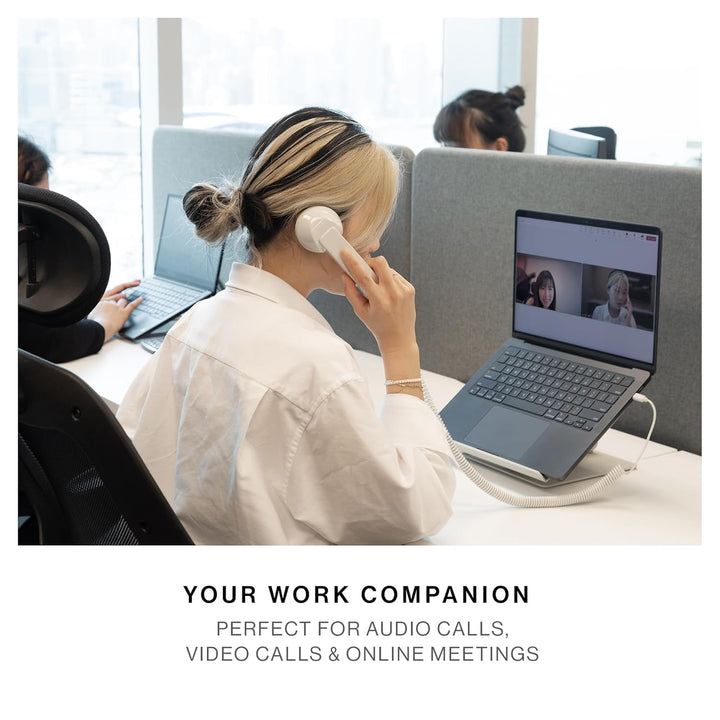 Native Union | POP Phone Retro Telephone Handset with Mic & Speaker, USB-C for iPhone, iPad, Laptop, Tablet Sand | POP-P-SAN