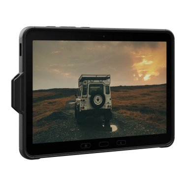 UAG | Bulk Scout w/Kickstand and Handstrap Series Case Samsung Tab Active4 Pro - Black | 15-12714