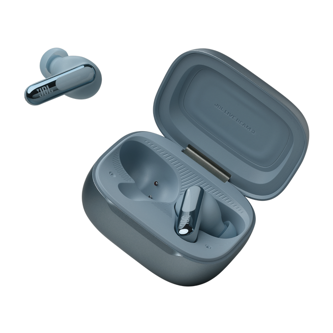 /// JBL | Live Beam 3 True Wireless Noise Cancelling Closed / Beam - Blue | JBLLIVEBEAM3BLUAM