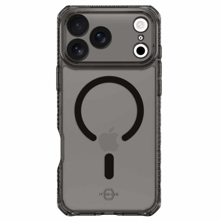 ITSKINS | Hybrid_R Vapor MagSafe Case iPhone 17 Pro Max - Smoke | AP7UHBVARSMOK