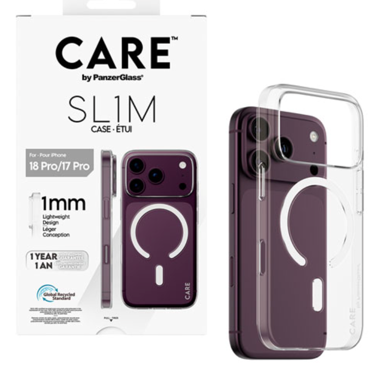 PanzerGlass | CARE Case SL1M MagSafe iPhone 18 Pro Max/ 17 Pro Max - Clear | PG-CR93461CA