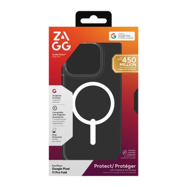 ZAGG | Graphene Crystal Palace Lite Snap Case Google Pixel 11 Pro Fold - Clear | 702321952