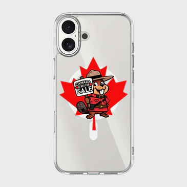 /// Caseco | Mountie Case Canada Is Not For Sale iPhone 16 - Clear | Z24C8-BA