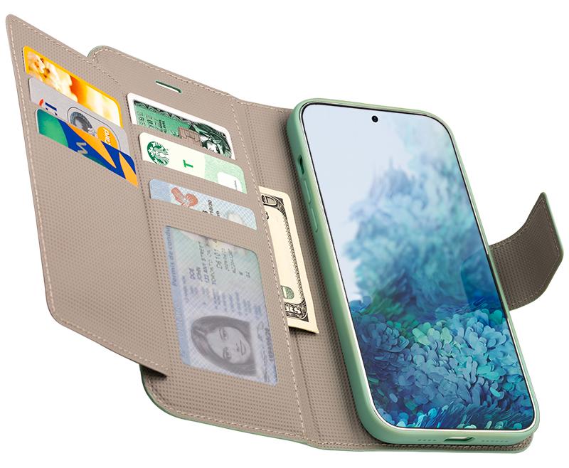Caseco | Sunset Blvd 2 in 1 RFID Blocking Wallet Case for Samsung S20 FE Teal | C3563-06