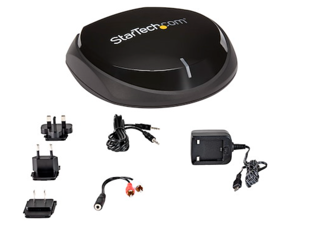 StarTech | Bluetooth 5.0 Audio Receiver with NFC Bluetooth Wireless Audio Adapter 66ft / 20m| BT52A