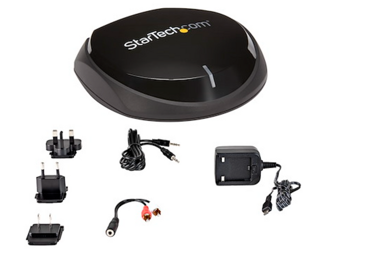 StarTech | Bluetooth 5.0 Audio Receiver with NFC Bluetooth Wireless Audio Adapter 66ft / 20m| BT52A