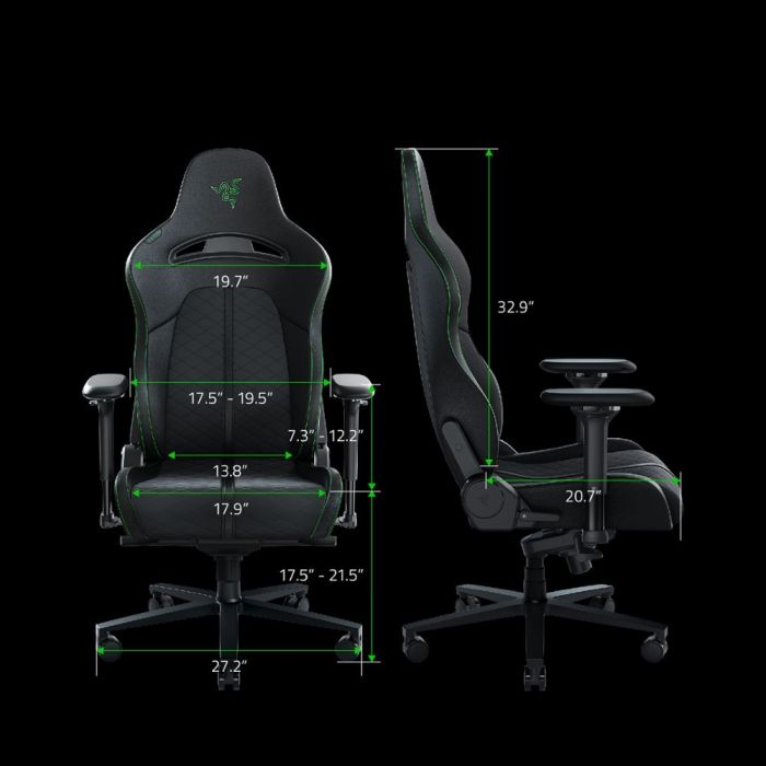 SO Razer | Iskur V2 X Gaming Chair 3YR - Black | RZ38-05310100-R3UA