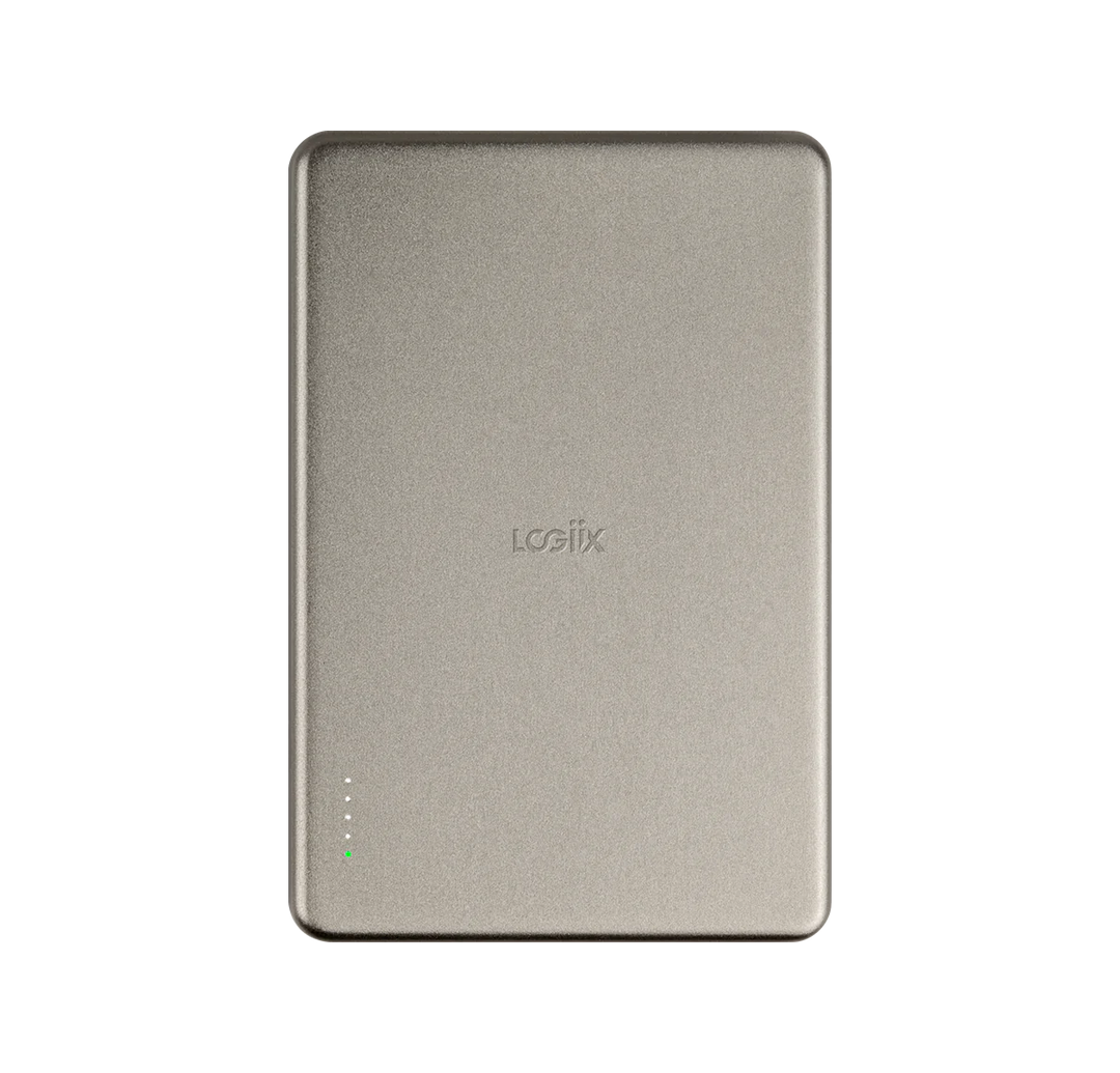 SO LOGiiX | Piston Power 5000 mAh Qi2 Mag - Titanium | LGX-13741