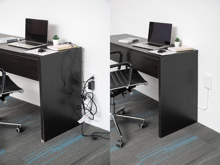Sleek | Socket Ultra-Thin Outlet Cover with Surge Protector 6 Outlet 6 ft | 6SOVSZW