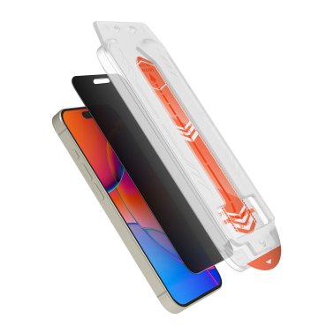 HyperGear | 4-way Privacy Glass Screen Protector iPhone 17 /17 Pro /16 Pro w/Installation Applicator Tray | 16452