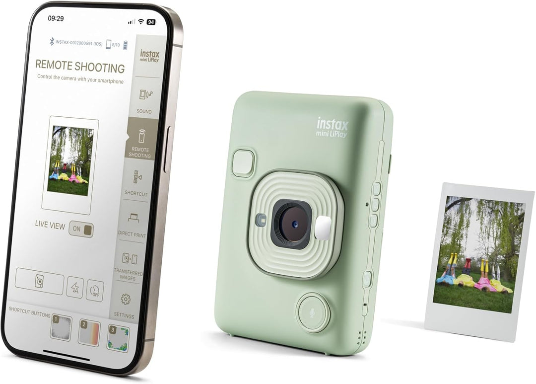 Fujifilm | Instax Mini LiPlay Hybrid Instant Camera - Matcha Green | 600023951