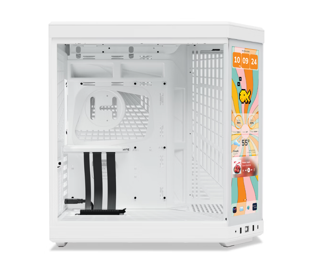 Hyte  | Computer Case Y70 touch infinite mTower ATX TG Snow White  | CS-HYTE-Y70TTI-WW