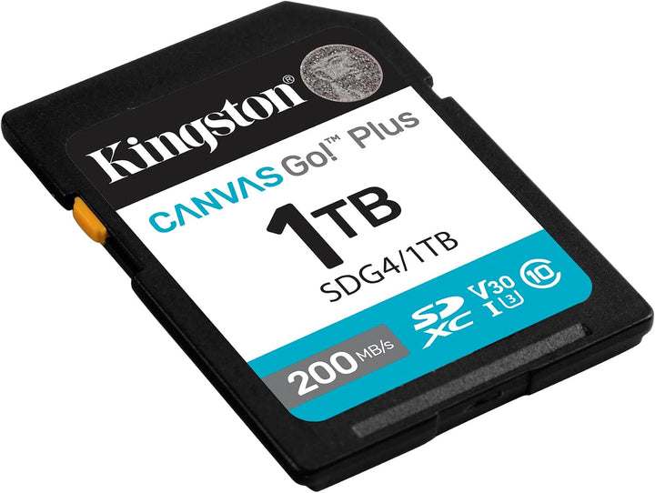 Kingston | Canvas Go Plus 1TB SDXC Gen4 200MB/s C10 | SDG4/1TB