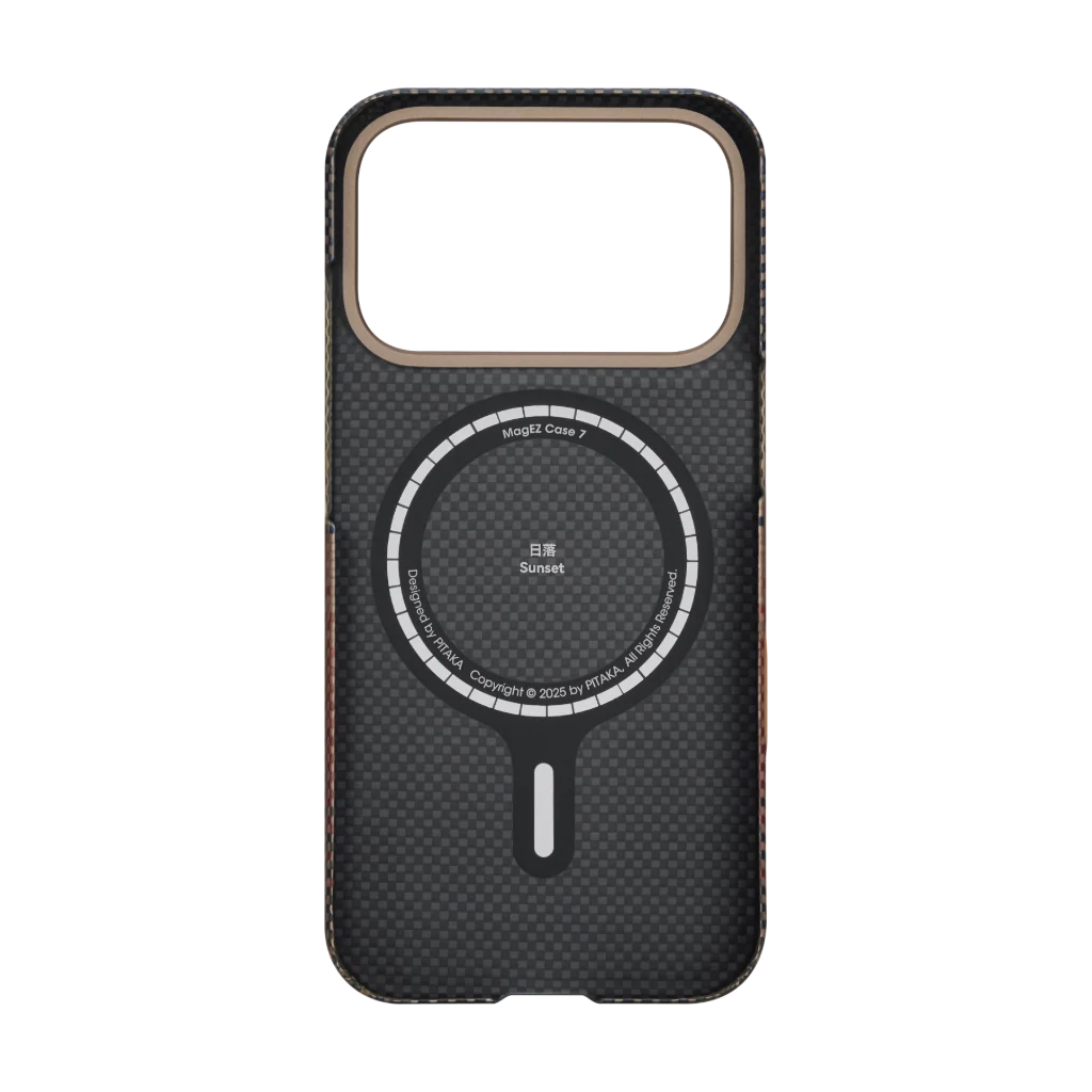 Pitaka | Ultra-Slim Case Aramid Fiber iPhone 17 Pro Max w/ Camera Control Button -  Sunset | KI1702SPM