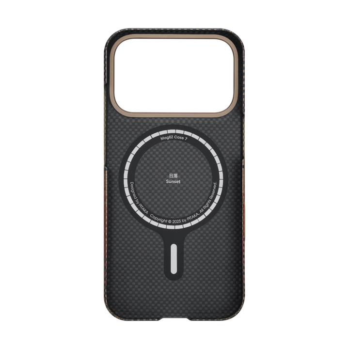 Pitaka | Ultra-Slim Case Aramid Fiber iPhone 17 Pro Max w/ Camera Control Button -  Sunset | KI1702SPM
