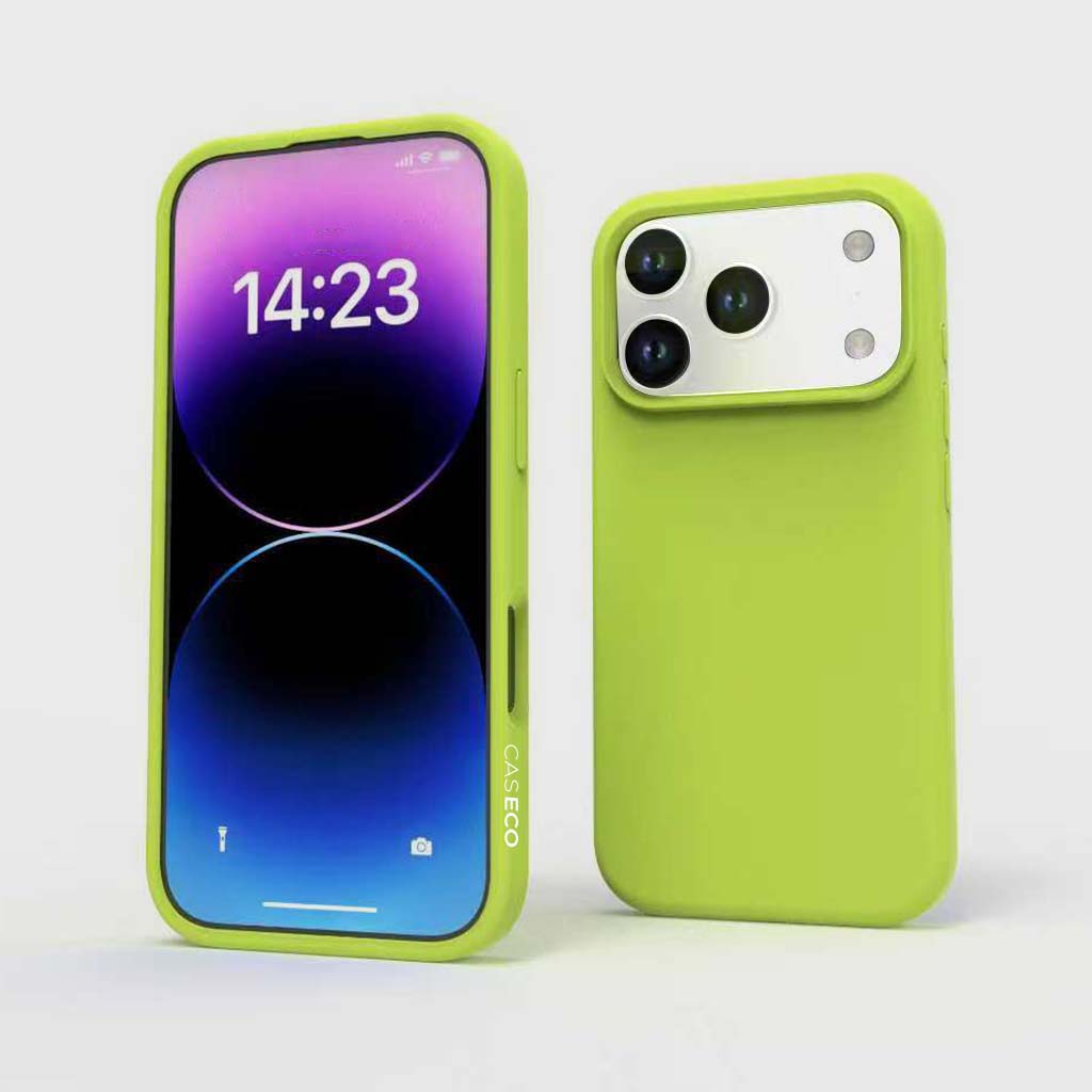 Caseco | Liquid Silicone MagSafe for iPhone 17 Pro Max - Lime Green | C29E8-20