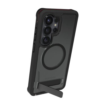 ZAGG | Graphene Rainier Snap Kickstand Case Samsung Galaxy S26 Ultra - Smoke Black | 0702321392