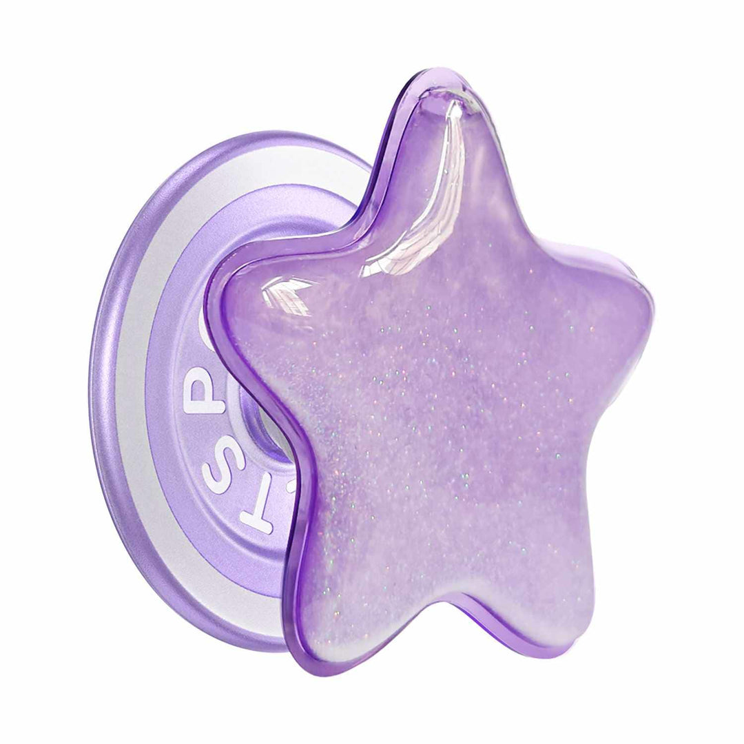 Popsockets | PopGrip for MagSafe Round with Adapter Tidepool Star Squishy Lavender Fog | 123-0593