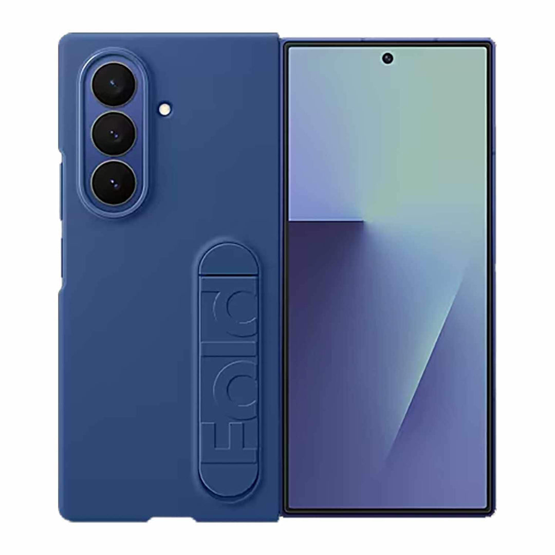 Samsung | Silicone Standing Grip Case for Samsung Galaxy Z Fold 7 - Blue | EFMF966CNEGCA