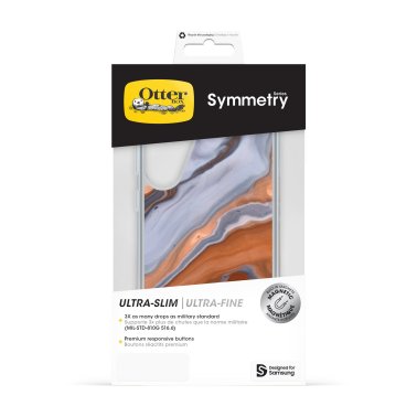 Otterbox | Symmetry Clear Magnets Series Case Samsung Galaxy S25+ - Blue High Desert Agate | 77-97695