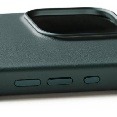 Mujjo | Full Leather w/MagSafe Case iPhone 16 Pro Max - Livid Green | 15-13837