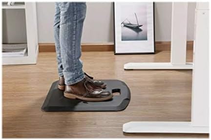 Amer | Anti-Fatigue Standing Mat 22X18 Cushioned Durable& Portable - Black/Gray | EZMAT2218