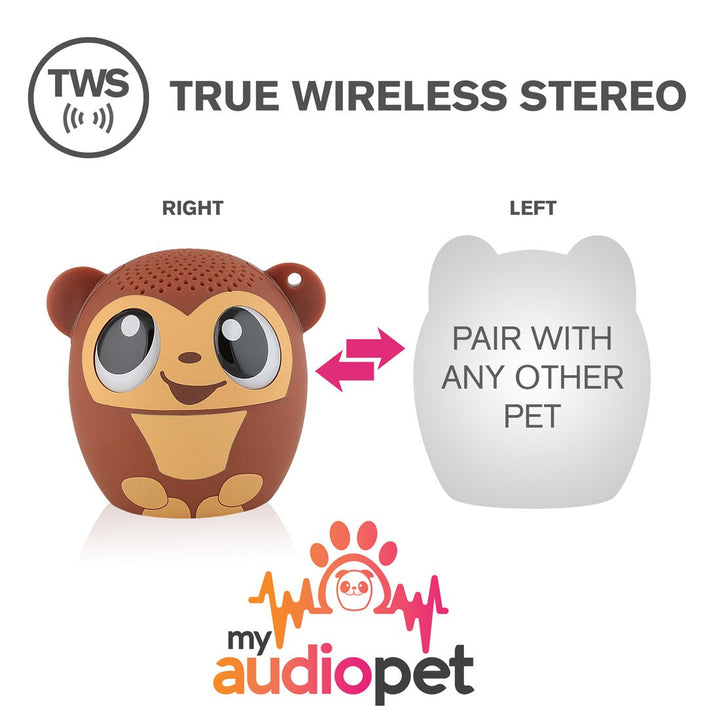 My Audio Pet | Bluetooth Speaker Monkey - GoGo Bananas | Map5-MONKR