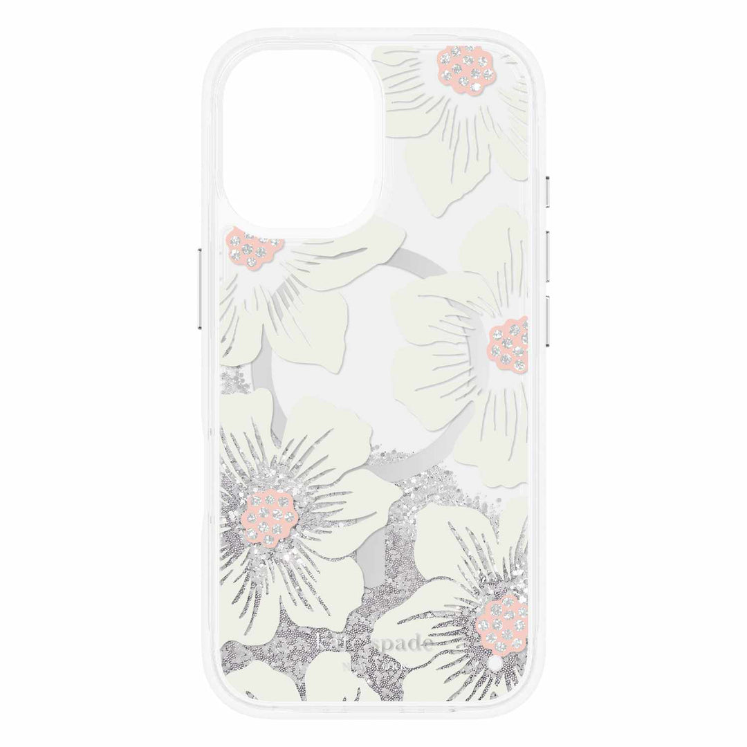 /// Kate Spade | Liquid Glitter w/ MagSafe iPhone 16 - Hollyhock | 120-8900