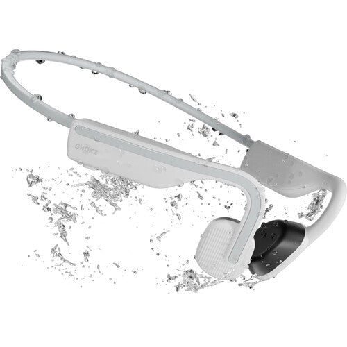 Shokz | OpenMove Alpine White Bluetooth Headset with Mic Bone Conduction - Lightweight  | 52837