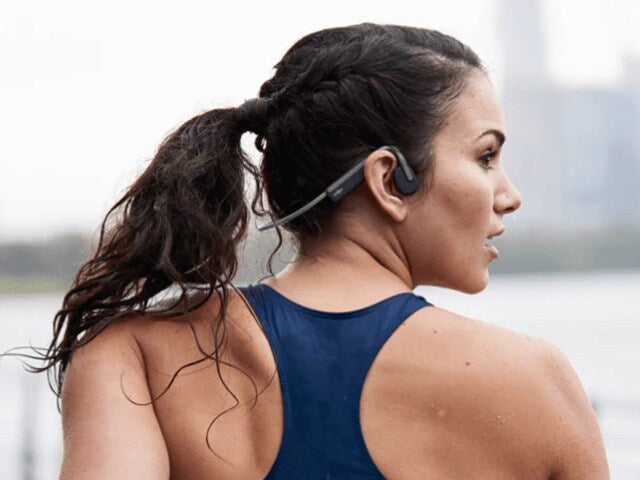 Shokz | OpenMove Slate Grey Bluetooth Headset with Mic Bone Conduction | S661-ST-GY-CA-153  | PROMO ENDS SEP 4 | REG. PRICE $99.99