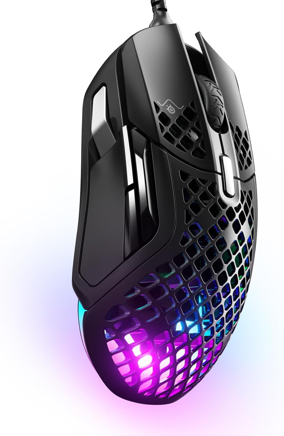 SteelSeries | Aerox 5 Ultra Lightweight Honeycomb Water Resistant Wired RGB Wired - Black | 62401