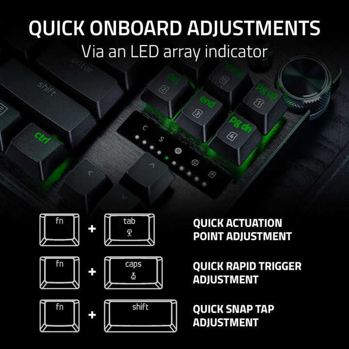 Razer Renewed | Huntsman V3 Pro TKL Keybaord - US Layout | RZ03-04980200-R3UR | 60 DAYS WARRANTY