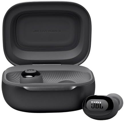 JBL | Live Buds 3 In-Ear Noise Cancelling True Wireless Earbuds - Black | JBLLIVEBUDS3BLKAM