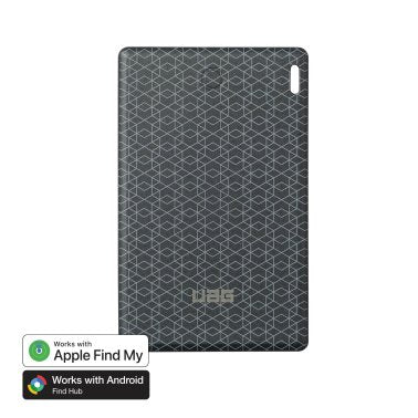 UAG | Metropolis Apple + Android Find Me Tracker Card - Black Hexagon | 964451114040